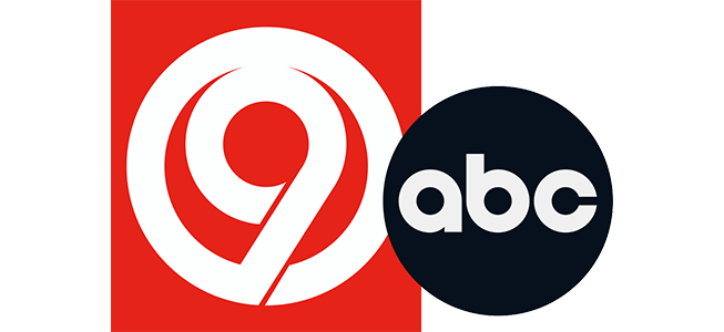ABC News 9 logo representing Whalecup's appearance in the Market Minute segment